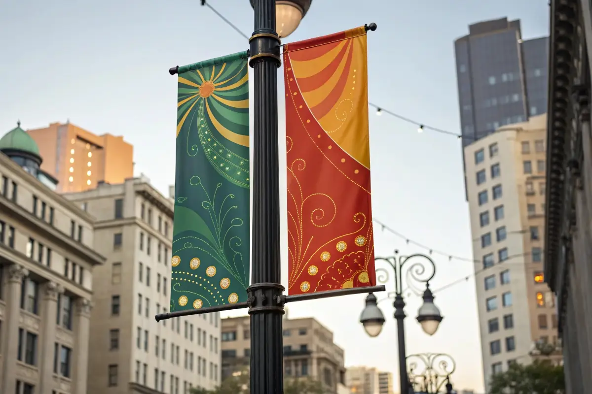 PVC-free banner material options