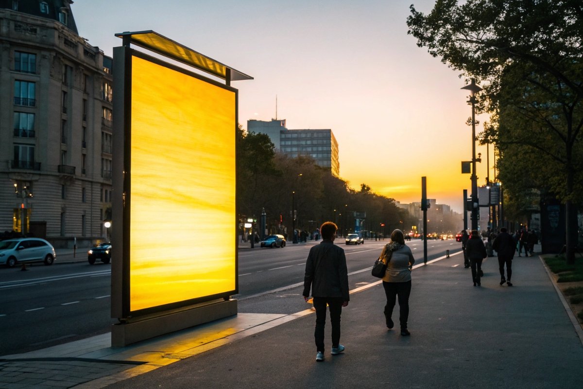 Various types of banners showing their common names. Flex banner types
